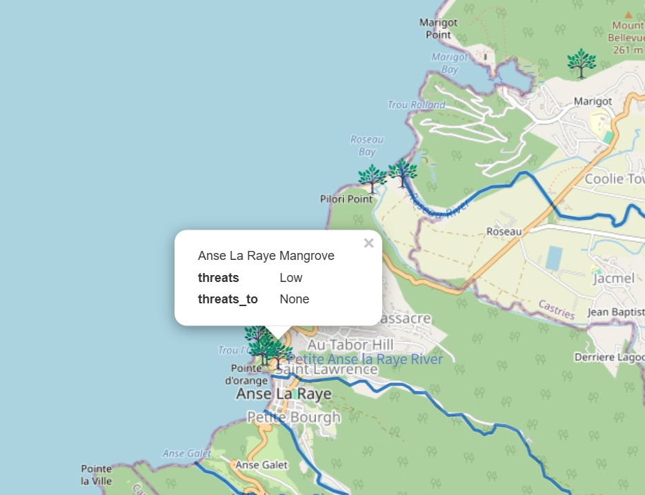 Mangroves map thumbnail